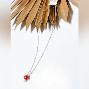 mushroom necklace